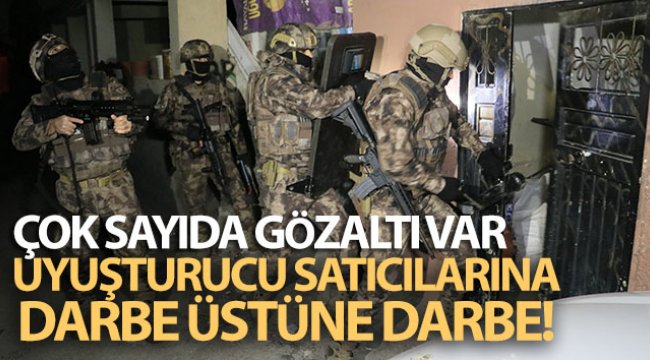 Adana’da uyuşturucu satıcılarına şafak operasyonu