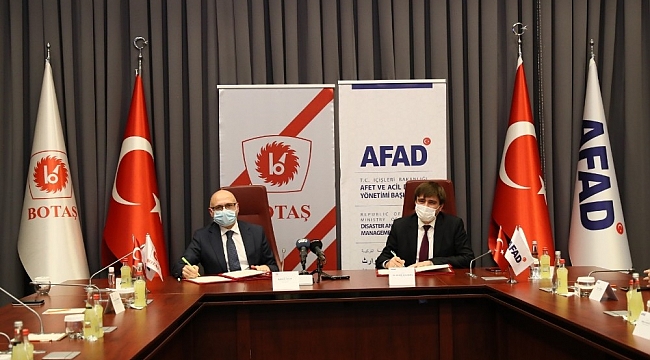 AFAD ile BOTAŞ iş birliği protokolü imzaladı