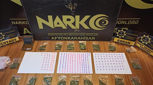 Afyonkarahisar'da torbacı operasyonu: 4 gözaltı