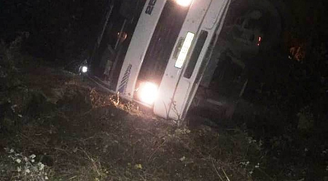 Ağaçların sayesinde uçuruma yuvarlanmaktan kurtuldu