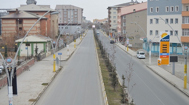 Ağrı'da sokağa çıkma yasağının ilk gününde sessizlik hakim