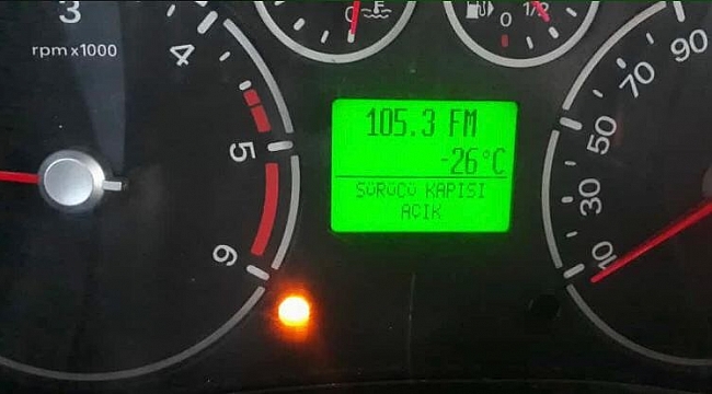 Ağrı'da termometreler eksi 22 dereceyi gösterdi