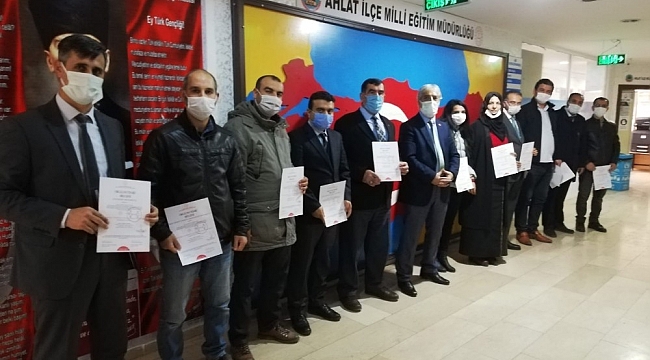 Ahlat'taki okullara 'Okulumuz Temiz' belgesi