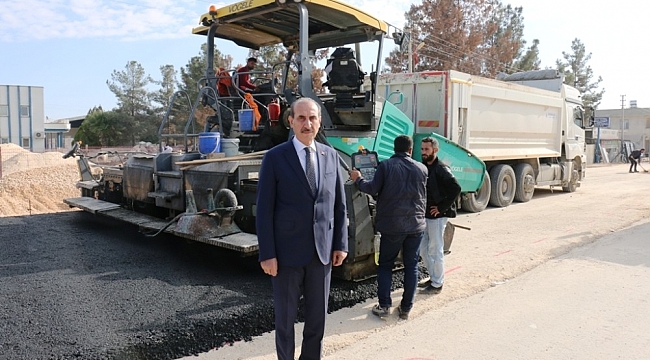 Akçakale'de yapımı biten yol ulaşıma açılıyor