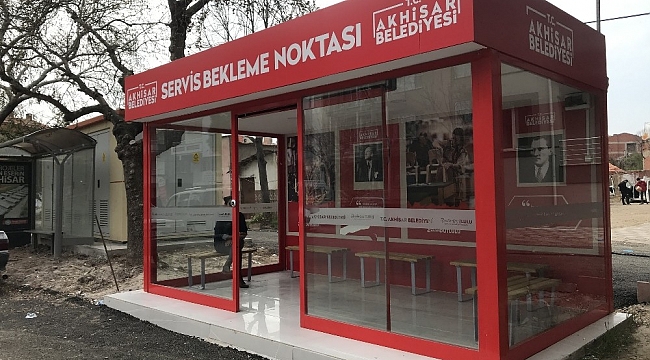 Akhisar Belediyesi kapalı işçi durak sayısını 5'e çıkarttı