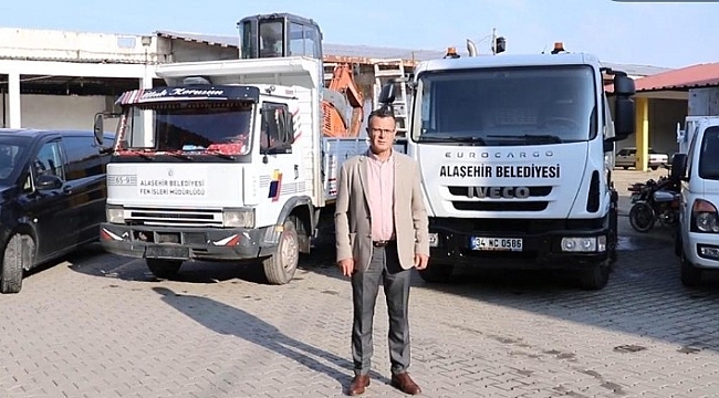 Alaşehir Belediyesi araç filosuna 4 yeni araç daha katıldı