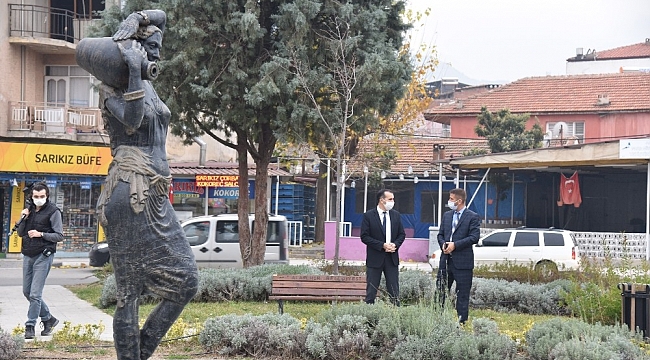 Alaşehir'de yeşil alanlara yönelik çalışma