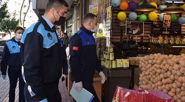 Aliağa Zabıtası yılbaşı denetiminde