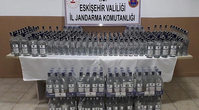 Alpu'da sahte içki operasyonu : 1 gözaltı