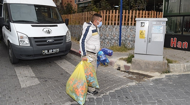 Altındağ'dan mavi dayanışma