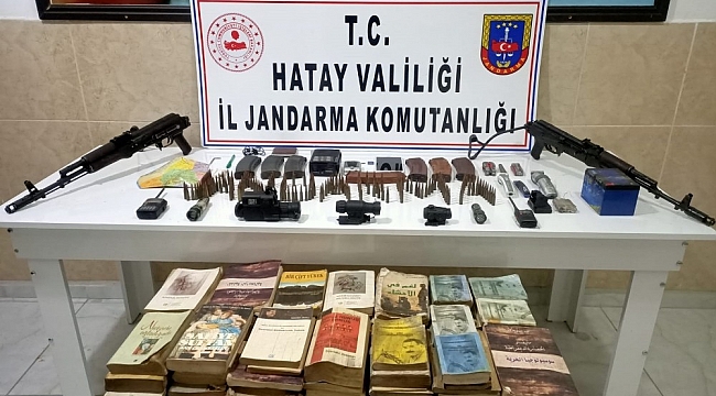 Amanoslarda PKK'ya ait silah ve mühimmat bulundu
