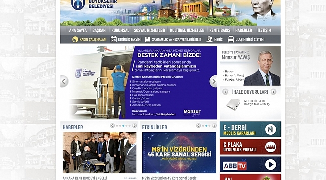Ankara Büyükşehir pandemide işini kaybedenlerin temel ihtiyaçlarını karşılayacak