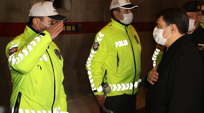 Ankara Valisi Vasip Şahin yılbaşı öncesi denetlemede bulundu