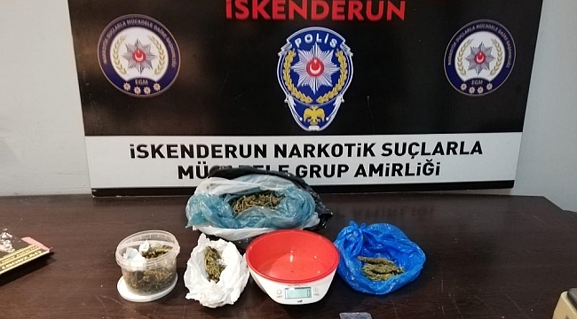 Arsuz'da uyuşturucu operasyonu
