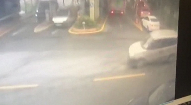 Ataşehir'de aksiyon sahnelerini aratmayan gasp girişimi kamerada