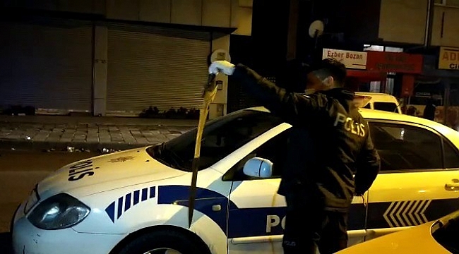 Ataşehir'de taksi durağına 'kılıç' ile saldırı