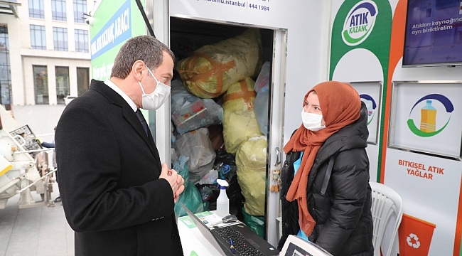 Atığını getiren alışveriş puanını kaptı