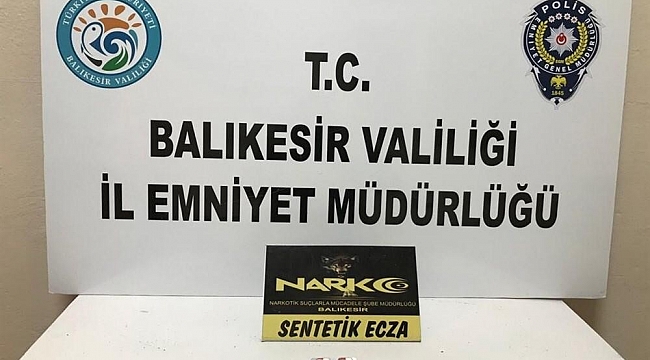Balıkesir'de 8 kişiye uyuşturucu operasyonu; 2 kişi tutuklandı