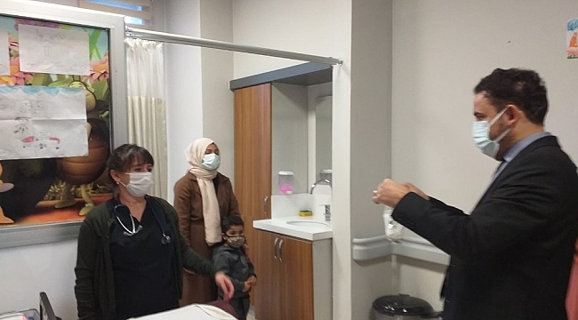 Başhekim Çelik'ten personel moral ziyareti