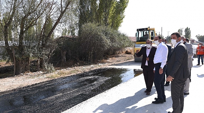 Başkan Altay: "İlçelerimize 2020'de 380 kilometre yol yaptık"