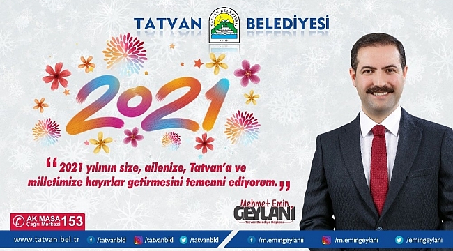 Başkan Geylani'den yeni yıl mesajı