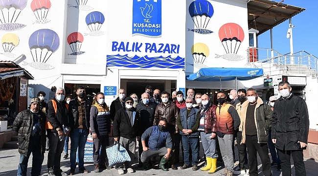 Başkan Günel, balık pazarı esnafıyla bir araya geldi