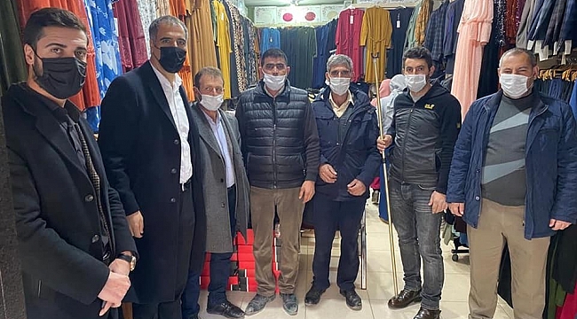 Başkan Kaya'dan esnafa ziyaret