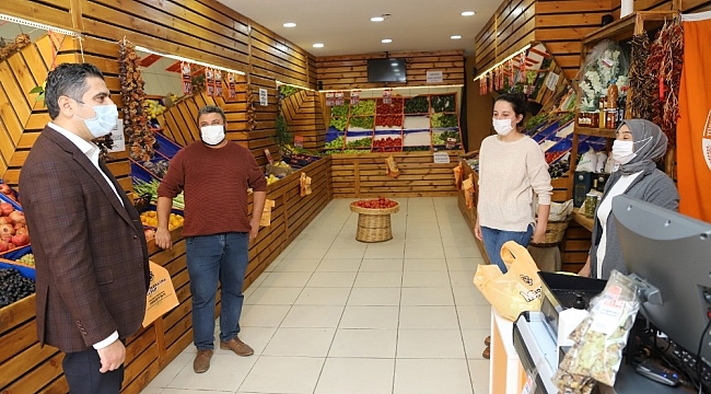 Başkan Kayalar'dan esnafa moral ziyareti