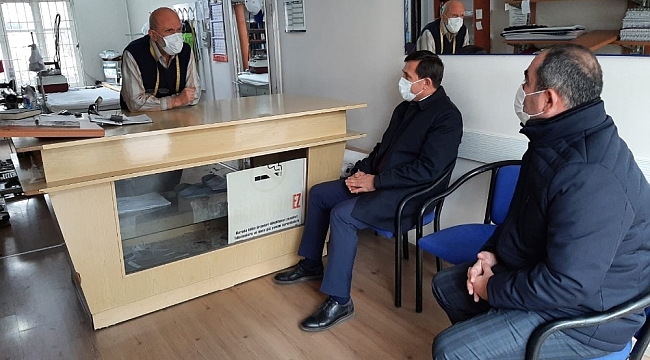 Başkan Kılca'dan esnaf ziyareti