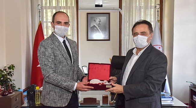 Başkan Şahin'nde kurum müdürlerine hayırlı olsun ziyareti