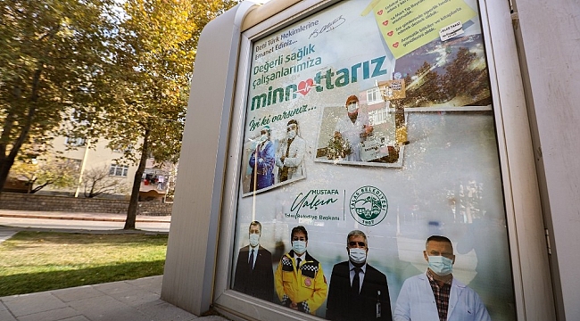 Başkan Yalçın'dan sağlık çalışanlarına 'Minnetarız' ilanı