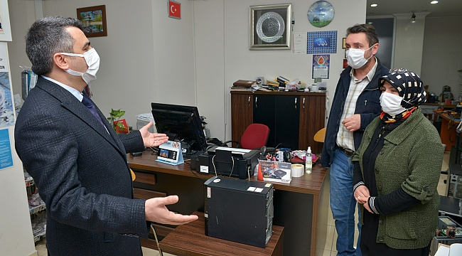 Başkan Yılmaz'dan esnafa destek