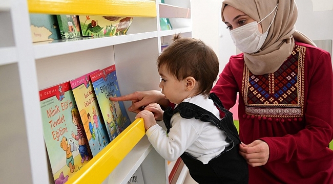 Başkent'in Bebek Kütüphanesi'nde ödünç kitap dönemi