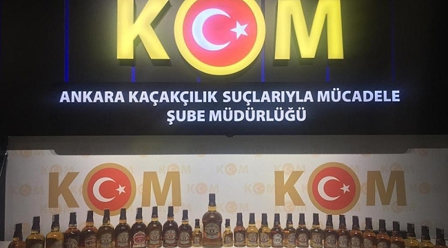 Başkent'te sahte içki operasyonu