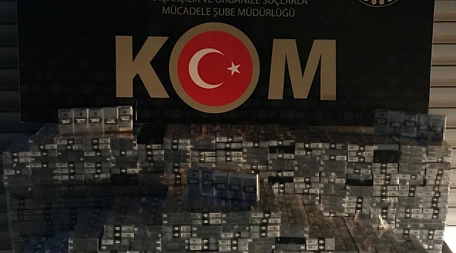 Batman'da 3 bin paket kaçak sigara ele geçirildi