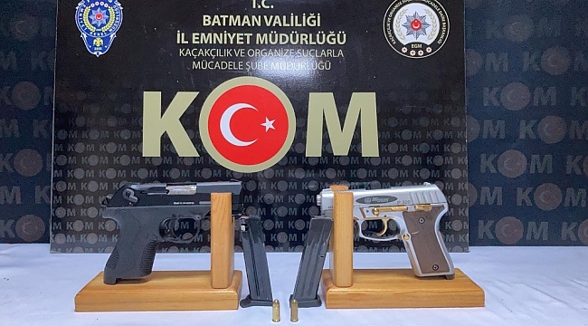 Batman'da silah ve mühimmat ele geçirildi