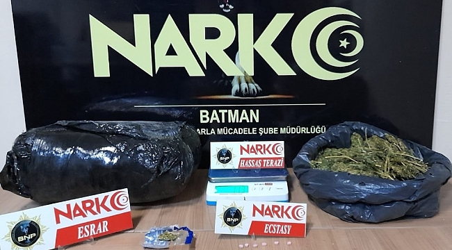 Batman'da uyuşturucu operasyonu