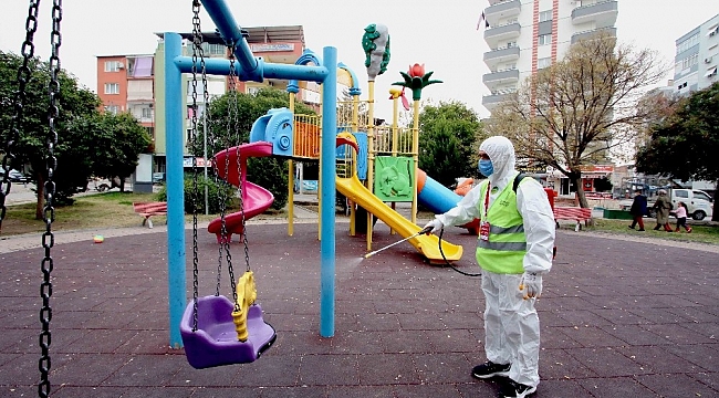 Bayraklı Belediyesi, 86 bin noktayı dezenfekte etti