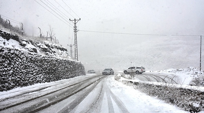 Bitlis'te kar yağışı