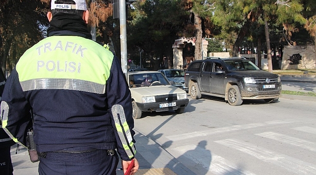 Burdur'da Trafik Ekipleri Dronla denetim yaptı