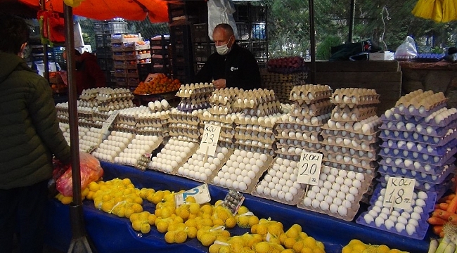 Bursa'da yumurta fiyatları arttı