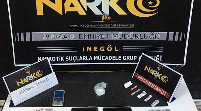 Bursa'dan İnegöl'e uyuşturucu getirirken yakalandılar