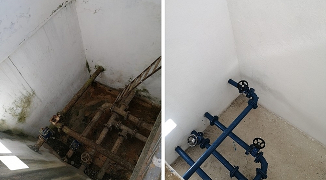 Büyükşehir su depolarını yeniliyor