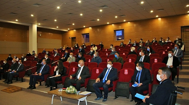 Çandıroğlu, Milli Eğitim'deki idareci ve şeflerle bir araya geldi