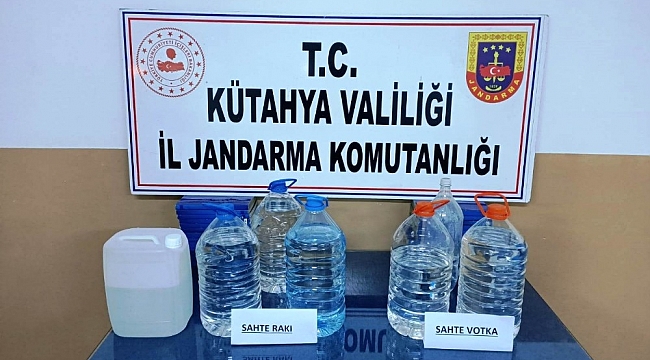Çay ocaklarında sahte içki satan şahıs yakalandı