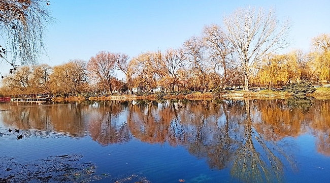 Ceyhan Nehri'nin kaynağı sonbaharda bir başka güzel