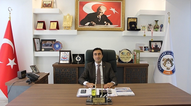 Cizre TSO Başkanı Sevinç U-ETDS sisteminin ertelenmesi hususunda girişimlerde bulundu