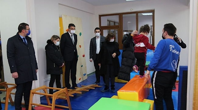 Çocuk Evleri Sitesi'ndeki çocuklar için "Hareket ve oyun alanı" kuruldu