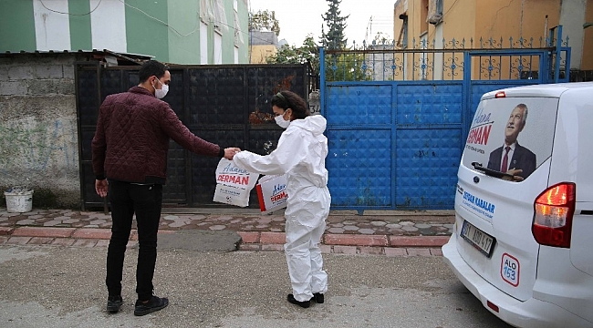 Covid-19 testi pozitif çıkanlara kahvaltı ve sıcak yemek