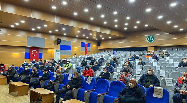 Cumayeri Belediyesi çalışanlarına korona virüs testi